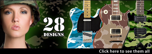 28 Camo Guitar Designs.